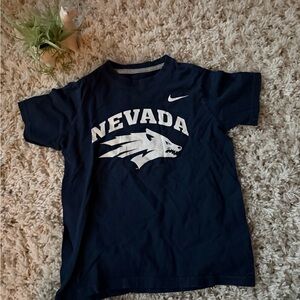 Nike Kids Navy Blue Nevada Wolf Pack Tee